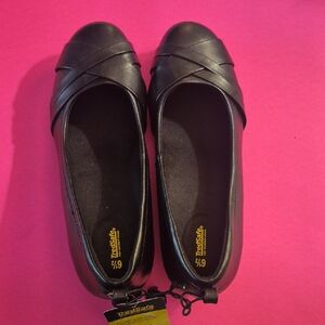 TredSafe Black Women's Wedge Shoes Size 6 1/2